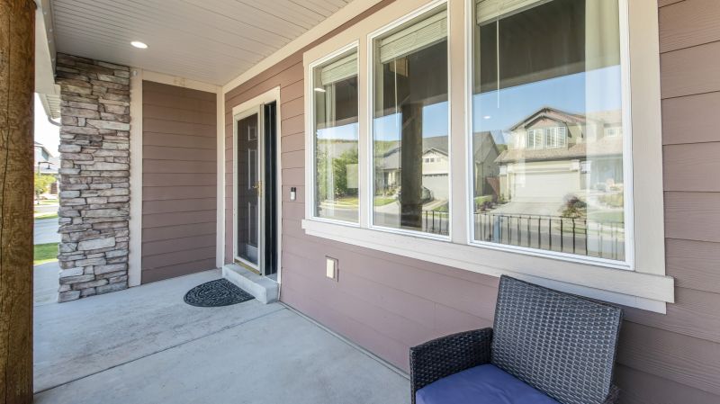 Double-Hung Windows on a Colonial Home